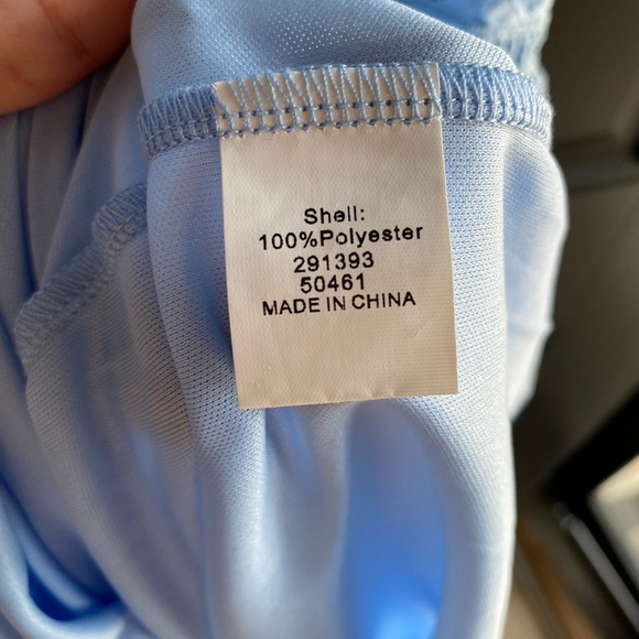 NWOT Half Sleeve V Neck Button Detail Lace Embroidery Dress Size Small - Picture 10 of 10